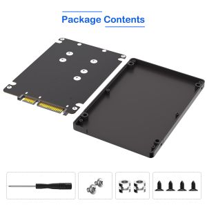 Dual M.2 NGFF Key B to SATA III Adapter for SSD Expansion