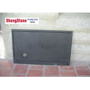 Quality 1200X750 MM Size Black Epoxy Resin Countertop , Pharmaceutical Lab Furniture for sale