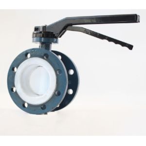 EN593 Hydraulic Ubber Seated Cast Iron Butterfly Valves