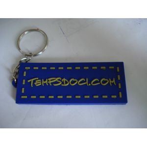 Eco Friendly 3d Keychains Custom , Pvc Rubber Keychain OEM Acceptable