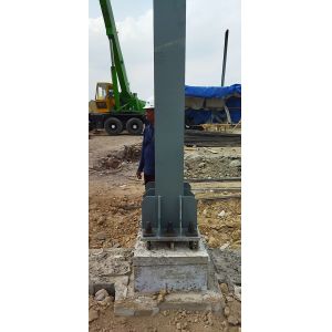 Prefab Steel Structure Workshop Large Span Easy Assemble with Crane