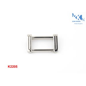 Zinc Alloy Nickle Color Metal Square Buckle For Skinny Bag ' S Belt 25mm Inner