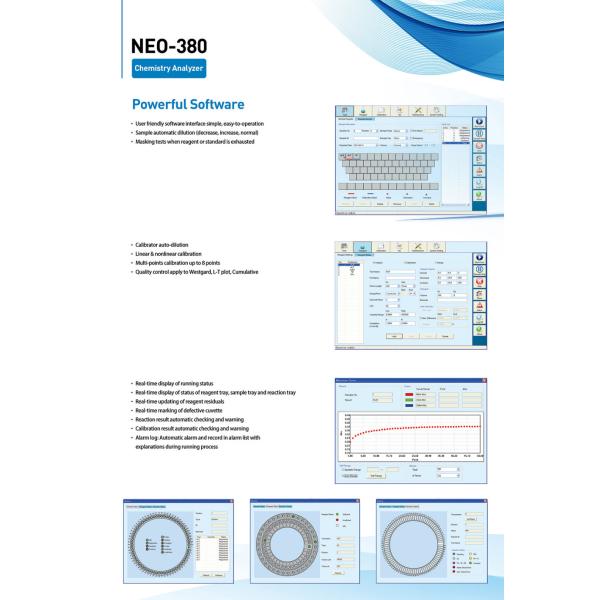 Zecen Bio Chemistry Analyzer Clinical Analytical Instruments Blood NEO-380