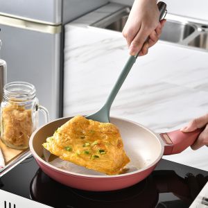 Silicone Stainless Steel Kitchen CookinUtensils Set 2-Pieces Flexible Silicone
