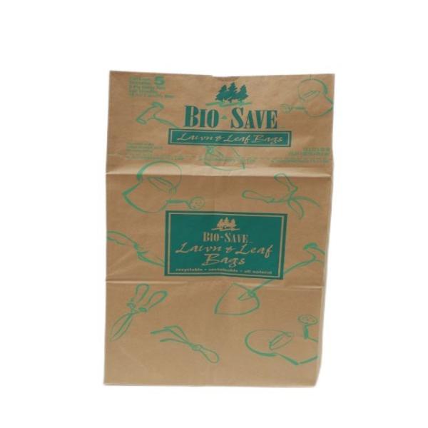 Buy Custom Logo 30 Gallon Lawn Paper Bags Large Capacity Multiwall at wholesale prices