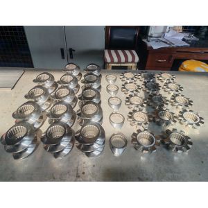 STS 75 Plasetic Twin Screw Extruder Machine screw elements