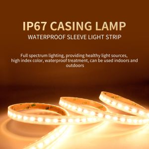 Waterproof SMD 2835 Series Soft Led Strip Lights Adhesive Filled