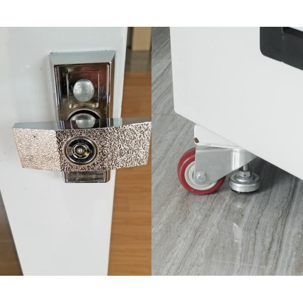 Big Touchscreen Combo Snack And Soda Advertisement Sprial Cash Payment English Language Vending Machine For Euro Market