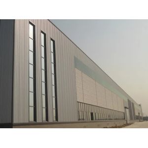 Waterproof Prefabricated Metal Construction Buildings H Section Column Steel