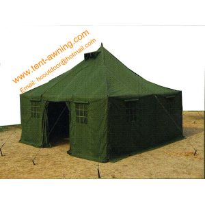 UV Resistance Military Canvas Tents Pole-style Galvanized Steel Waterproof