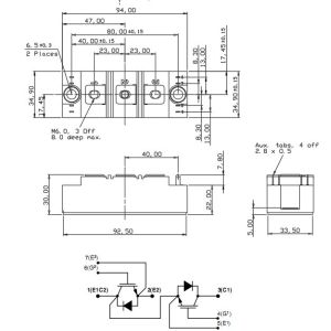 China IGBT Power Module DIM200PLM33-A019 IGBT Chopper Module  FUJITSU IGBT Power Module on sale