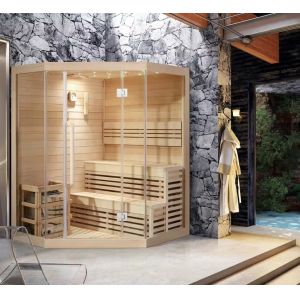 Home Multi Person Steam Sauna Rooms Durable With Electric Stove