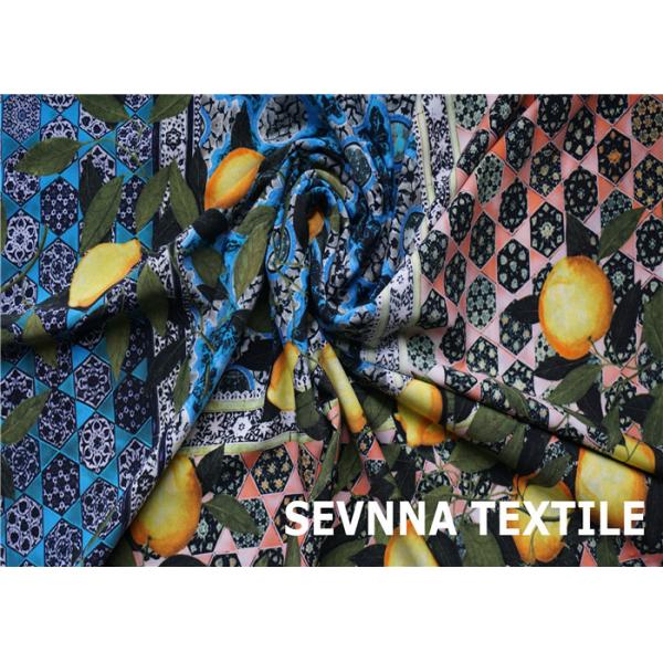 Buy Two Way Stretch Recycled Swimwear Fabric Solid Color For Infant Toddler Girls Swim Wear at wholesale prices