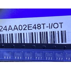 China 24AA02E48T-I/OT 24AA01T-I/OT EEPROM Memory IC 1Kb (128 x 8) I²C 400 kHz 3500 ns SOT-23-5 on sale China 24AA02E48T-I/OT 24AA01T-I/OT EEPROM Memory IC 1Kb (128 x 8) I²C 400 kHz 3500 ns SOT-23-5 on sale