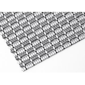 Durable PVDF Woven Wire Mesh Panels Cladding Enclosures Weather Resisitant