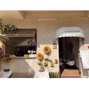 Meditation Space Folding Window Creating Calming Sightlines to Rock Gardens with Sound-Buffering Properties