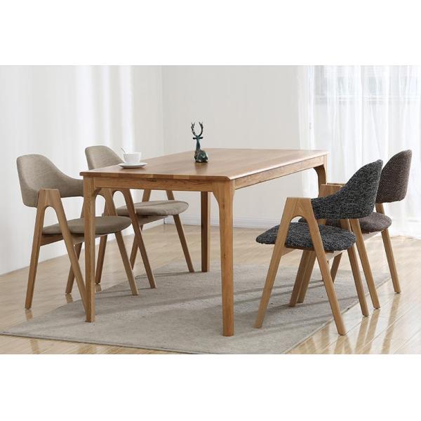 Nordic fashion creative solid wood dining chair cloth art leisure chair simple back armchair coffee restaurant A chair