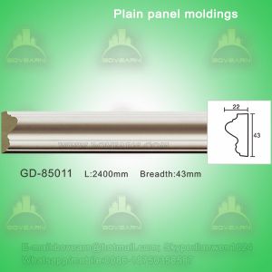 Quality Polyurethane Plain Architectural Panel Decorative Cement Mouldings for sale