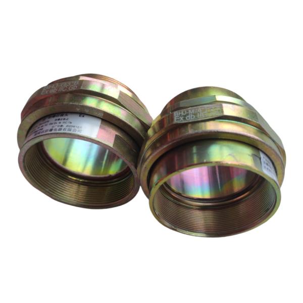 ATEX Single Wire Armor Silver Ex Proof Cable Gland With IP68 Rating