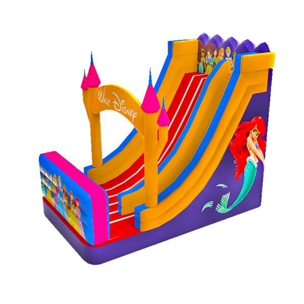 Buy Children Fun Park Inflatable Desneyland Princess Slide For Rentals at wholesale prices