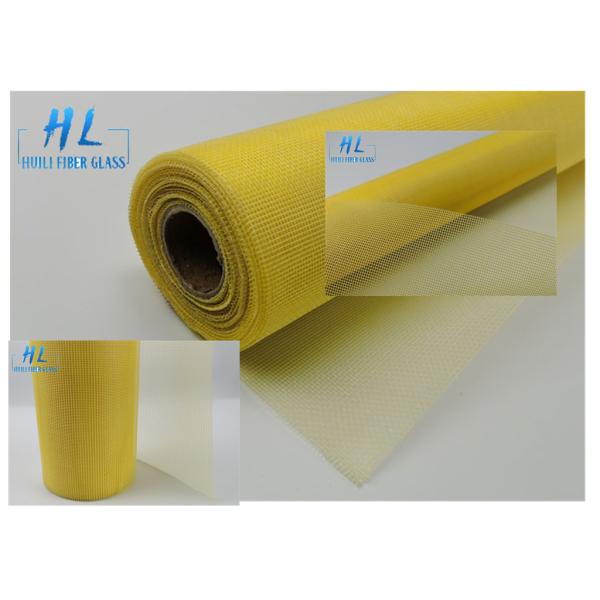 Yellow Color 18*16 120g Fiberglass Insect Screen For Door & Window