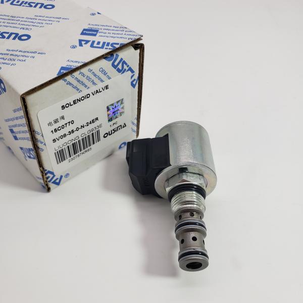 High quality Excavator Solenoid Valve 15C0770 SV08-35-0-N-24ER for LIUGONG CLG933E