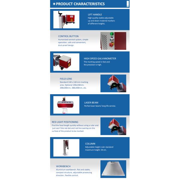 20W 30W 50W CO2 Desktop Laser Marking Machine for Wood, Leather, and Non-metallic Materials.