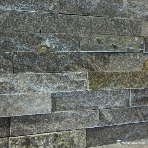 Slate Culture Stone Blue Quartzite Ledge Stone Panels with Flat Face, China Wall