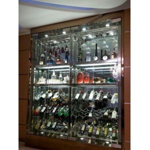 China Wine Shelves Fabrication Custom Stainless Steel Factory Price