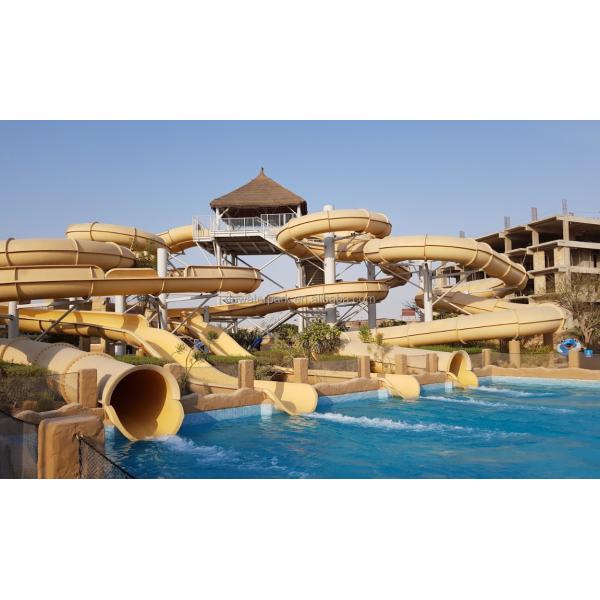 Customized Aqua Park Commercial Outdoor Water Feature Equipment Kids Pool Play Equipment Water Park Slides For Sale