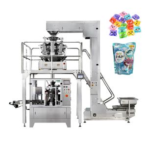60Bags/Min Doypack Zipper Packing Machine For Grain Food