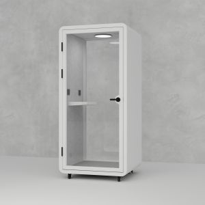 1 Person Pod Acoustic Phone Booth with STC35dB Sound Insulation Ergonomic Design
