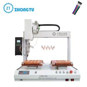 Quality Advanced Soldering Machine Automatic Cleaning Of Soldering Iron Tip And Optional Smoke Absorber For Complex Structures for sale