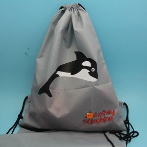 Waterproof Drawstring Polyester Shoe Packaging Bags