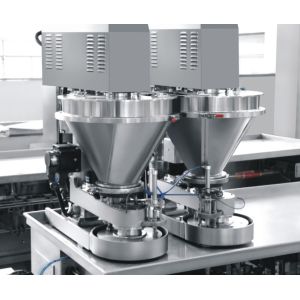 Food Doypack Pouch Packing Machine With Double Vacuum Pump Configuration