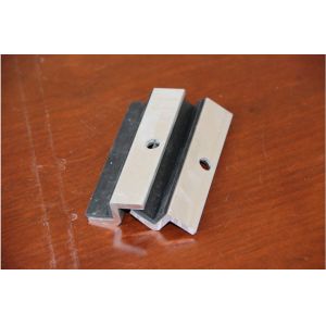 Steel Polished Solar Roof Mounting Systems , T66 Solar End Clamp