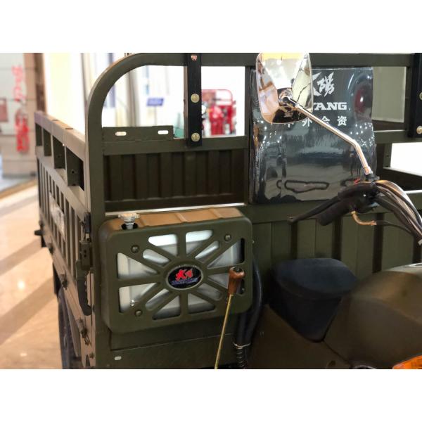 Semi-floating Rear Axle 200cc 250cc 300cc Heavy Loading Truck Tricycle with Semi Cabin