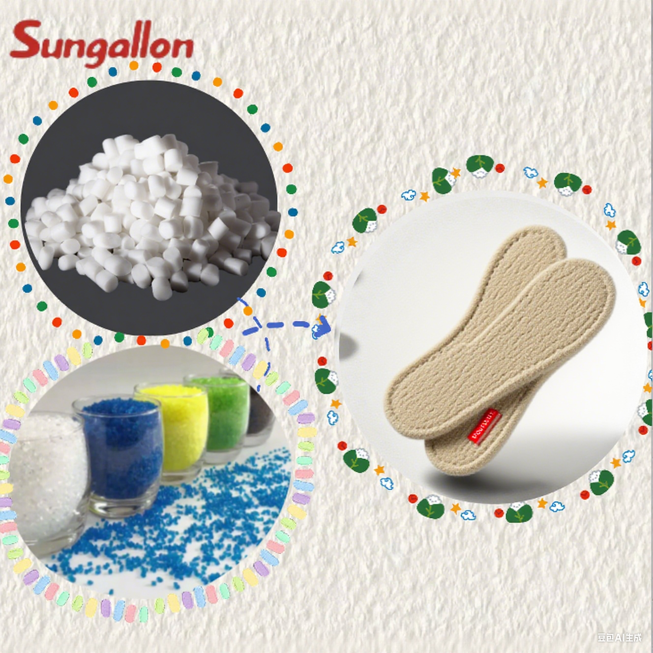 Sungallon Factory Direct TPE Thermoplastic Rubber Granules Top-Quality Raw