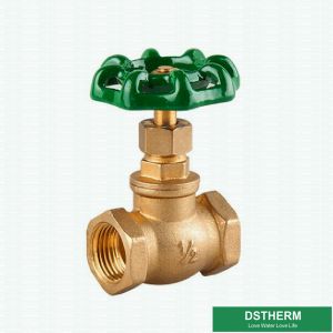 Quality 200 WOG 1/2 Inch Green Iron Handle Customized BSPT Heavier Style Brass Gate Valve for sale