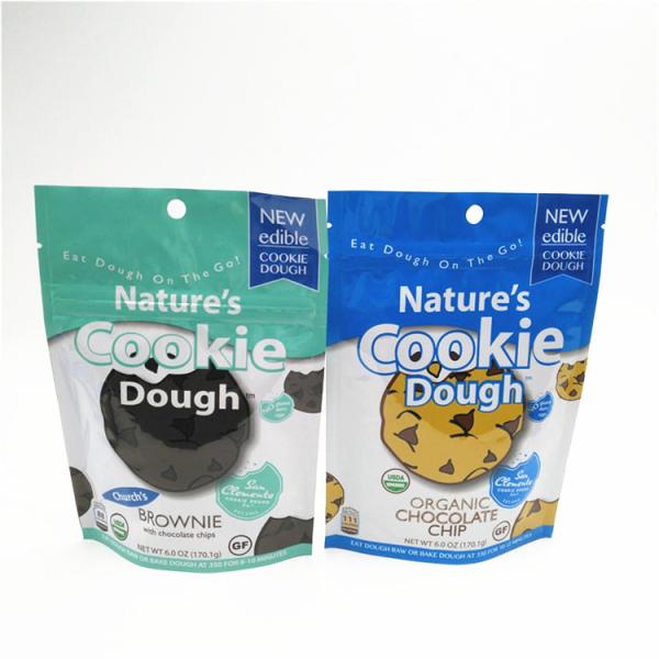 Buy 1.2C CMYK Snack Food Packaging Bags Gravure Resealable With Zipper at wholesale prices