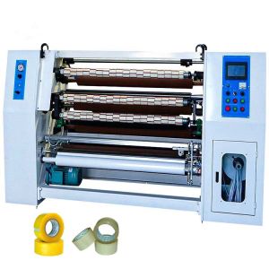 Auto Label Function Adhesive Tape Roll Slitting Machinery