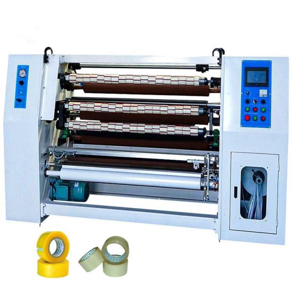 Buy Auto Label Function Adhesive Tape Roll Slitting Machinery at wholesale prices