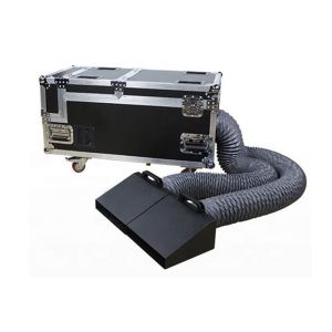 Quality DMX Ccontrol 3000W Low Lying Double Pipe Weeding Party Stage Ground Smoke Fog Machine for sale