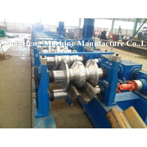 Expressway / Highway Guardrail Forming Machine Hydraulic Pre - Punching 350kpa