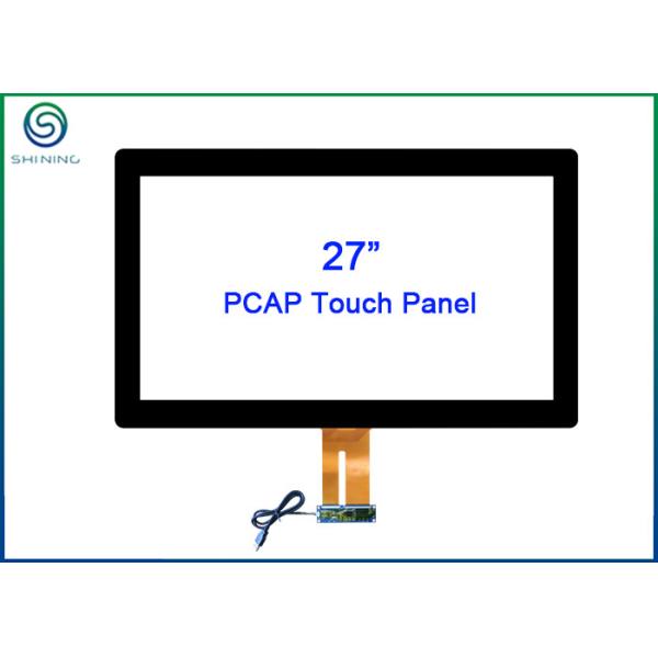 27 Inch Capacitive Touch Panel With ITO Technology G + G Structure For Touch