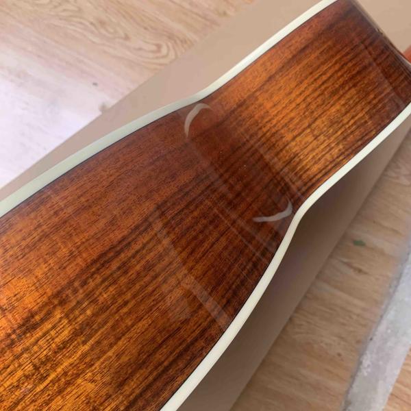 Custom Guilds 43 Inches Jumbo KOA Wood F50 Vintage Acoustic Guitar Gloss Finished Guild Electric Guitar