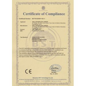 ONLY Technology LTD Certifications