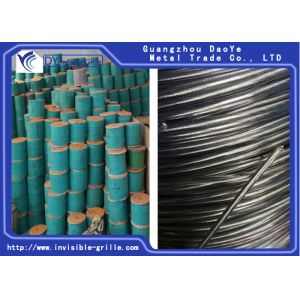 316 Stainless Steel Cable Invisible Safety Grill With Nylon Coating