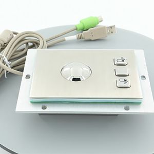 Waterproof IP65 Metal Trackball Mouse Industrial Pointing Device