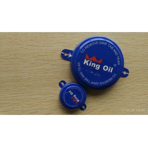 Custom Tab Seal, Tri-Sure, Thread Cover, Vat Flange; Color Printing Can Be